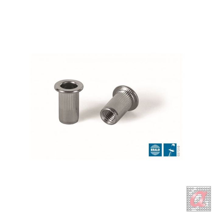 TUERCA REMAC.INOX M10 1,0-3,50