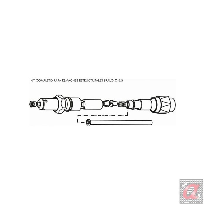 KIT REMACHADO LARGO Ø6.5 ESTRUCTURAL HT-40