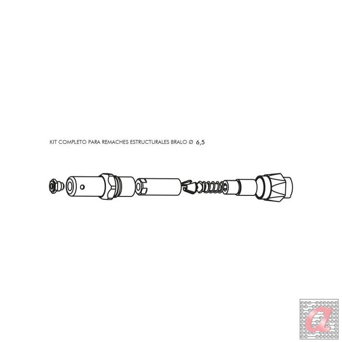 KIT REMACHADO Ø6.5 ESTRUCTURAL HT-40