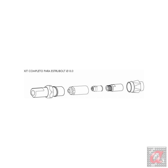 KIT REMACHADO Ø8.0 ESTRUBOLT HT-40