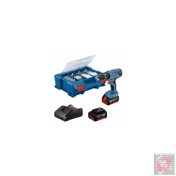 BOSCH GSB 18V-21 2X4AH+82ACC