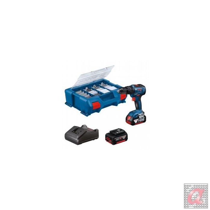 BOSCH GSB 18V-55 X2-4AH+82ACC