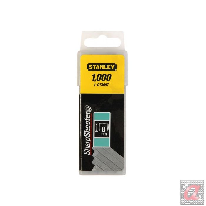 Grapa Tipo 300 - 8mm - 1000u. (para grapadora 6-CT10X)