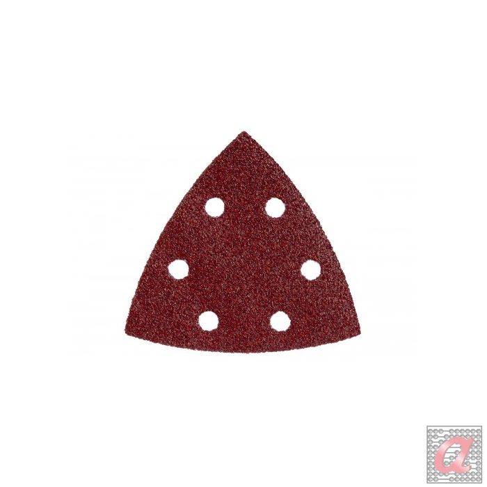 25 hojas de lijar adhesivas 93x93 mm,P 80,mad+met,lijadoras triangulares (624982000)