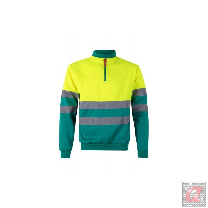 305701 / SUDADERA BICOLOR CREMALLERA AV