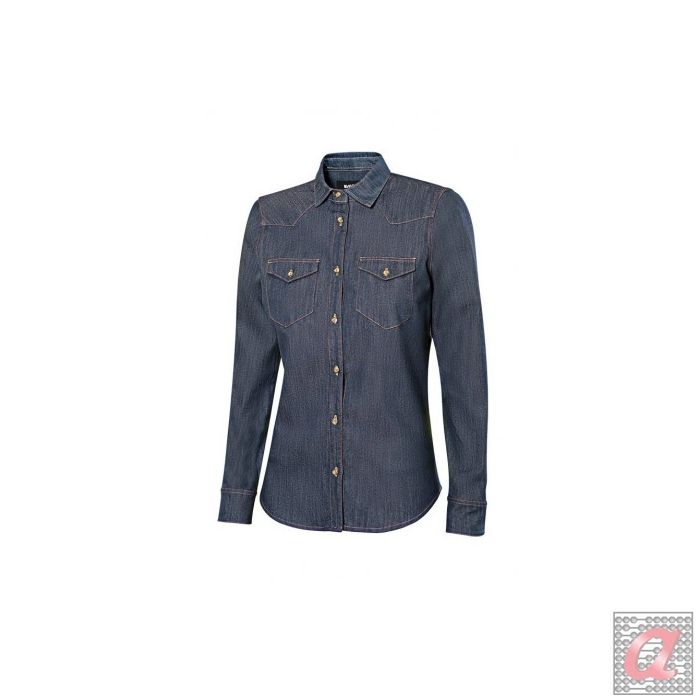 405007S / CAMISA DENIM ML MUJER