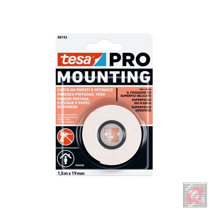 Cinta doble cara Mounting PRO Pared Pintada