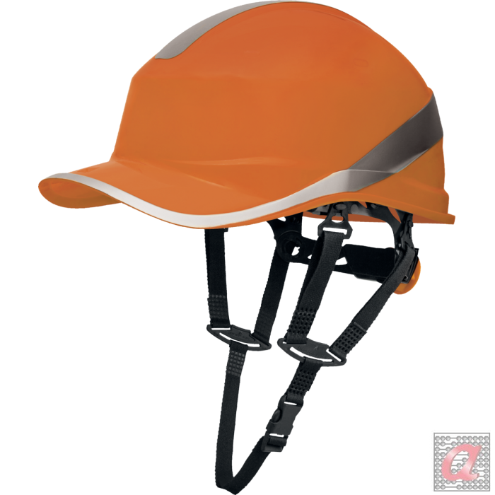 CASCO DE OBRA FORMA DE GORRA DE BASEBALL + BARBOQUEJO - SISTEMA ROTOR