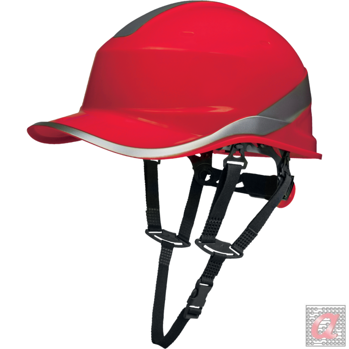 CASCO DE OBRA FORMA DE GORRA DE BASEBALL + BARBOQUEJO - SISTEMA ROTOR