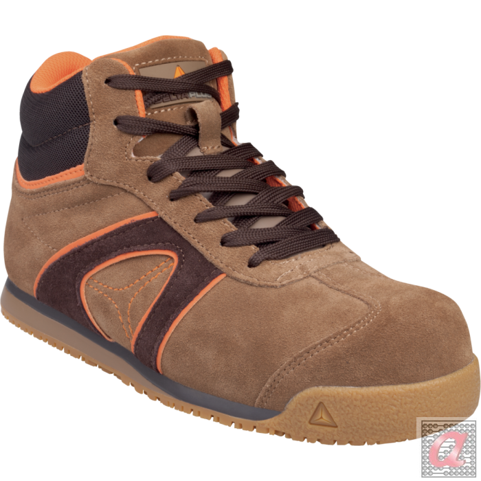 BOTA DE PIEL SERRAJE AFELPADO - S1P SRC