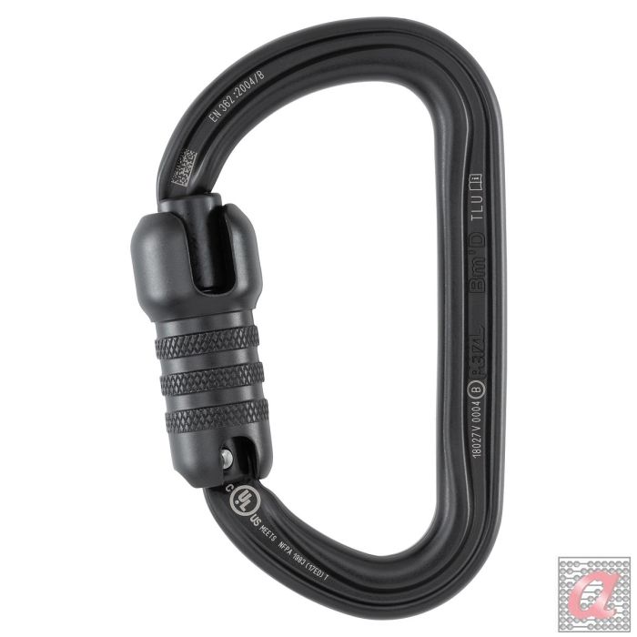 BM'D TRIACT-LOCK U CARABINER Black