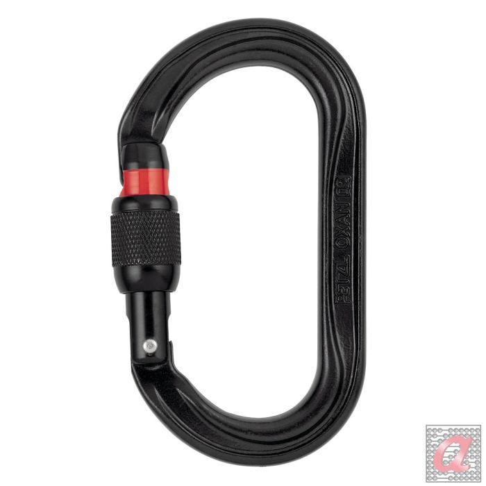 OXAN SCREW-LOCK Black CARABINER