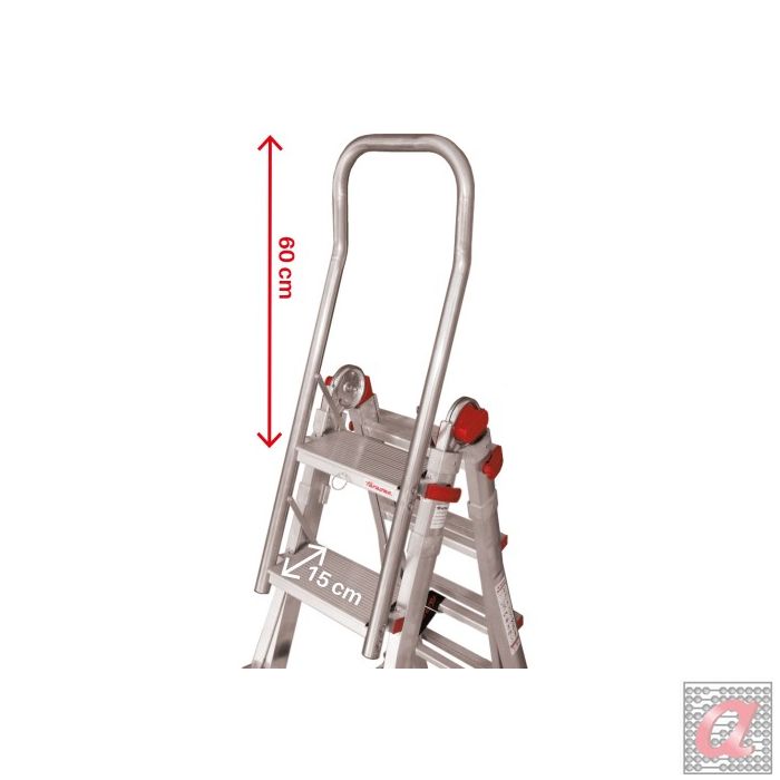 BRA-TELES | Barandilla de seguridad desmontable para escalera TELES