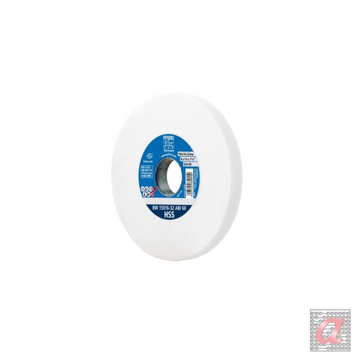 Muela abrasiva Ø 150x16 mm agujero Ø 32 mm A60 para afilar brocas HSS