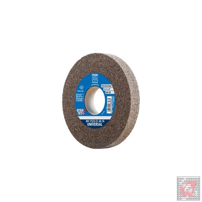 Muela abrasiva Ø 175x25 mm, agujero Ø 51 mm A36 para trabajos de desgaste universal