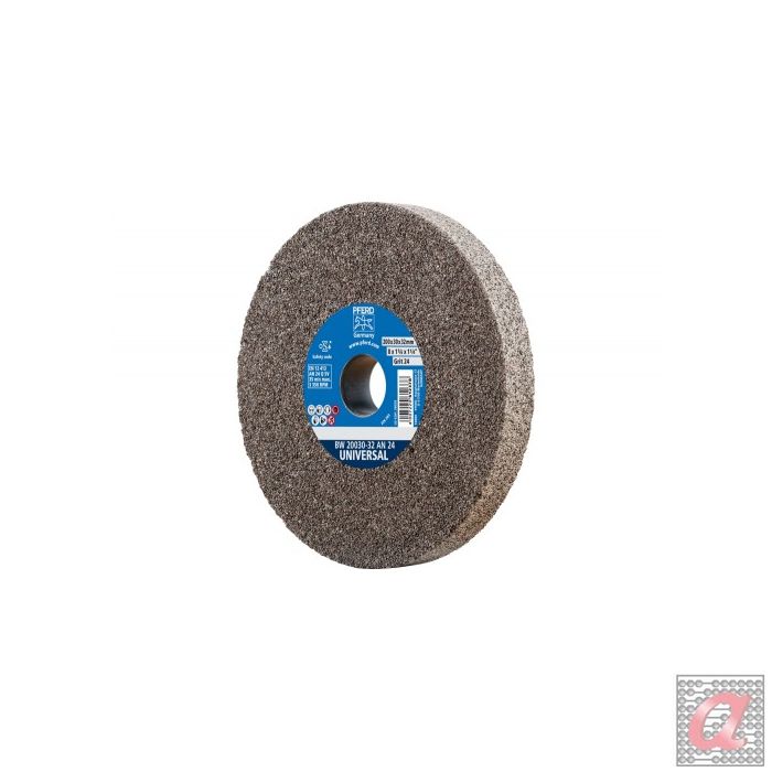 Muela abrasiva Ø 200x30 mm, agujero Ø 32 mm A24 para trabajos de desgaste universal