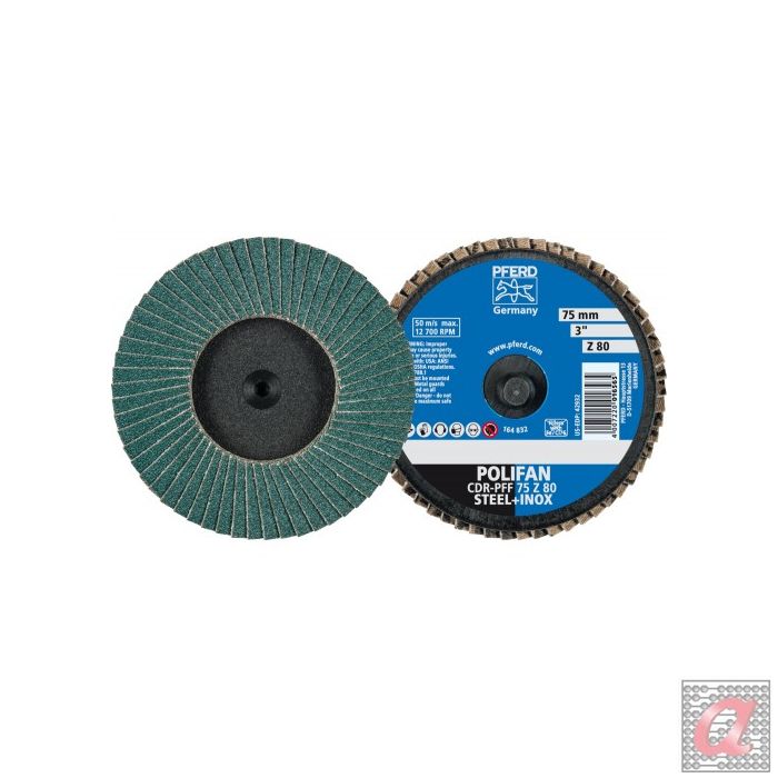 Mini-POLIFAN COMBIDISC, circonio CDR Ø 75 mm Z80 para acero templado