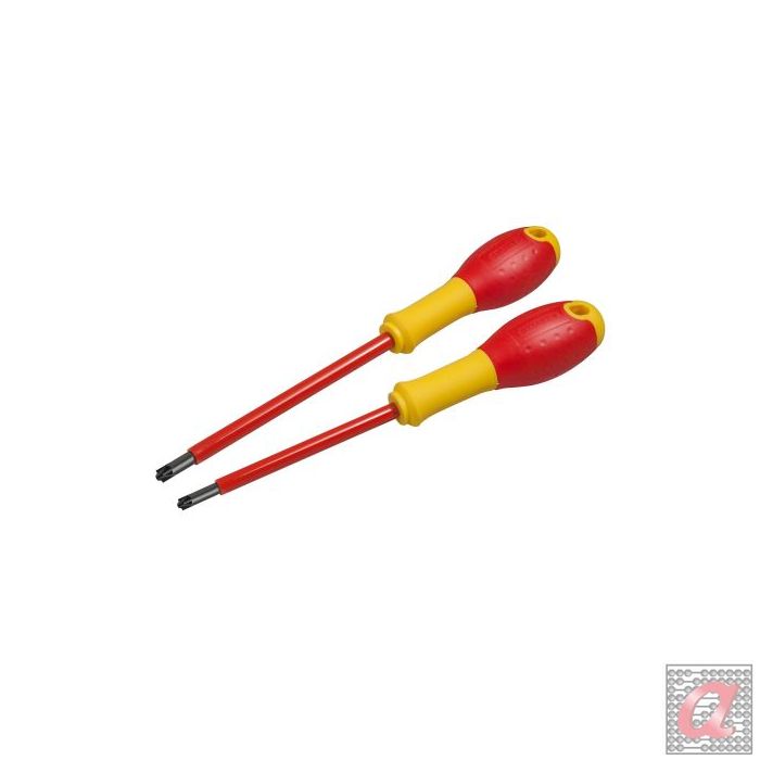 Destornillador de electricista aislado FATMAX® Borneo VDE PZ1x100mm y PZ2x125mm