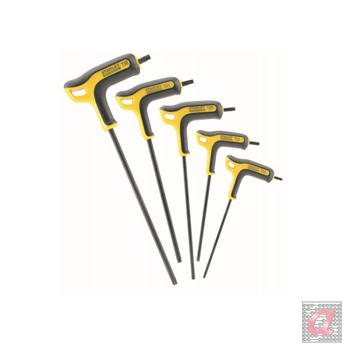 Set 5 llaves Torx FATMAX® mango en “T”. T10, T15, T20, T25 y T30.