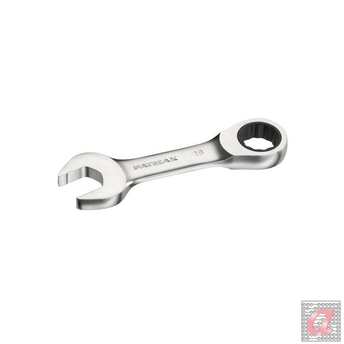 Llave combinada corta con carraca 19mm