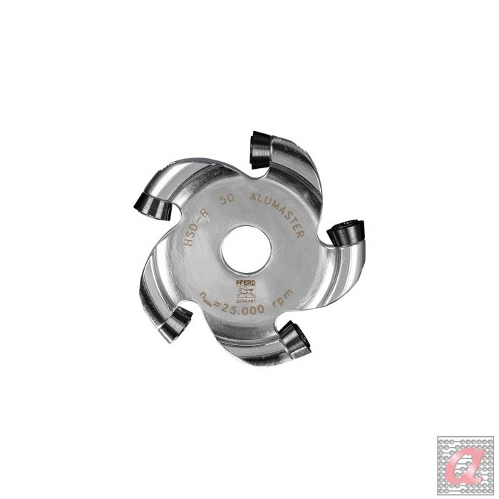 Disco de fresado de alto rendimiento ALUMASTER Ø 49 mm para amoladoras angulares/rectas, mecanizado de aluminio, HICOAT