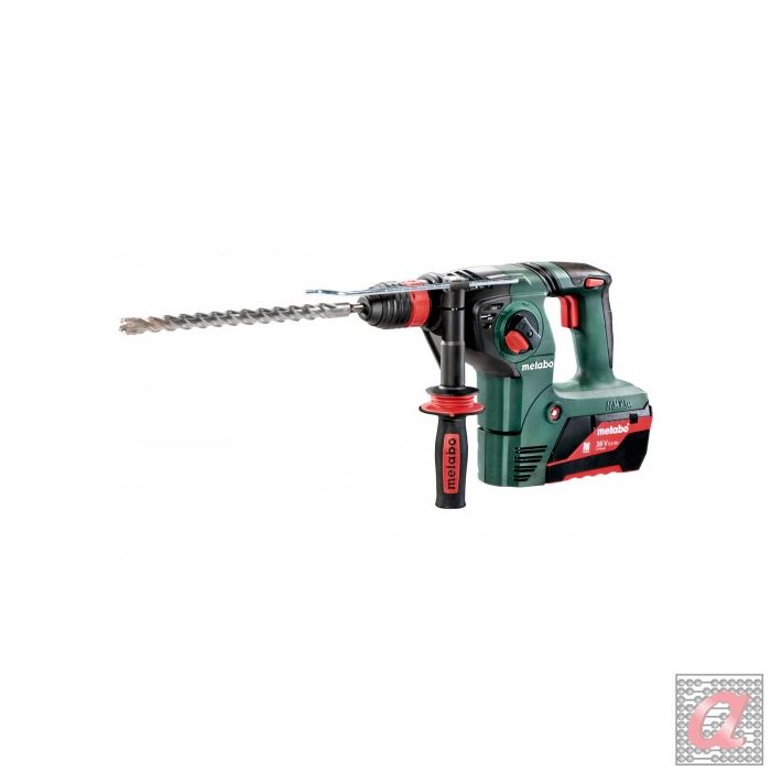 KHA 36 LTX Martillo de batería/36V 2x5.2Ah Li-Power; Cargador ASC Ultra; Maletín profesional; con portabrocas de cambio Quick de Metabo