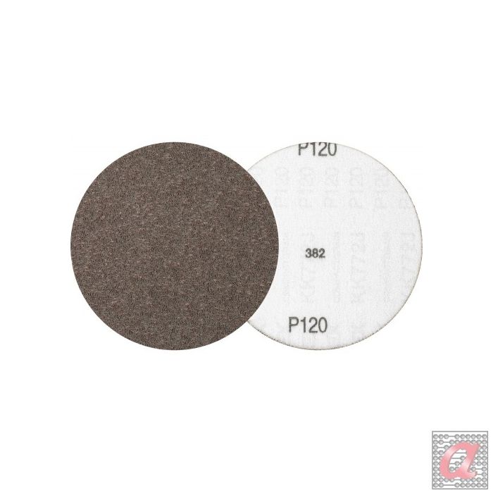 Disco de lija sistema velcro, grano compacto KR Ø 115 mm A120 CK para lijado fino con amoladora angular