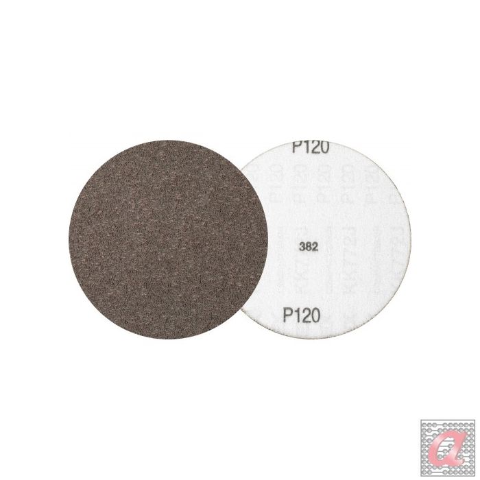 Disco de lija sistema velcro, grano compacto KR Ø 125 mm A120 CK para lijado fino con amoladora angular