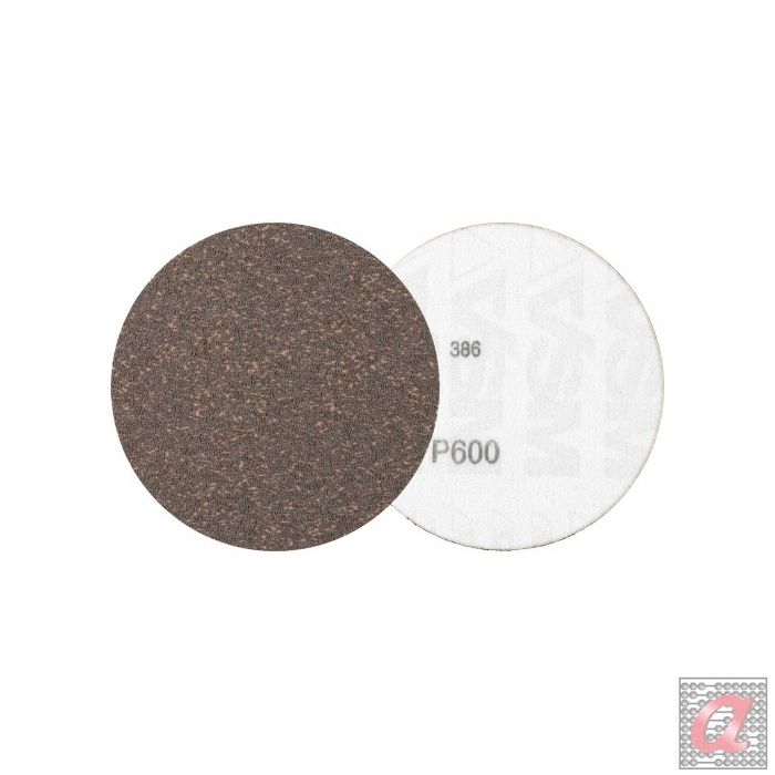 Disco de lija sistema velcro, grano compacto KR Ø 125 mm A600 CK para lijado fino con amoladora angular