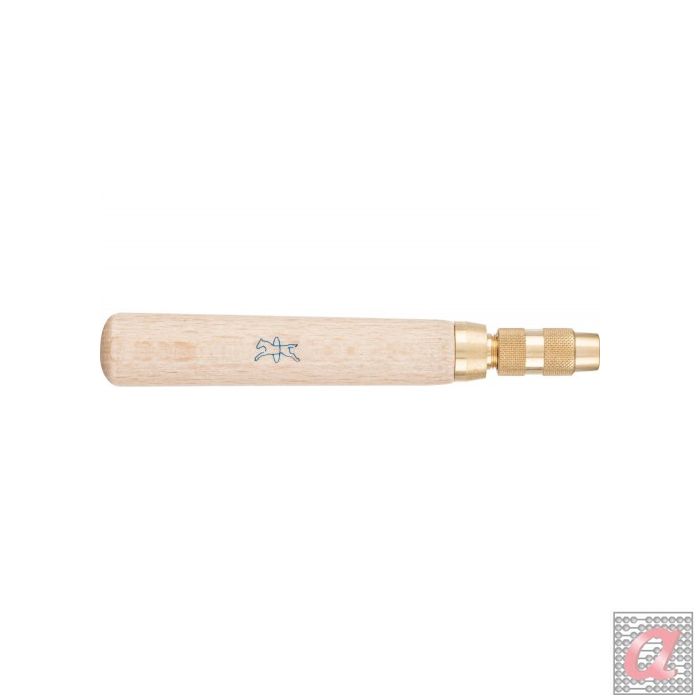 Portalimas de aguja tipo NFH 212 mango de fijación rápida de madera de 92 mm para limas de aguja Ø 3-4,5 mm (1)