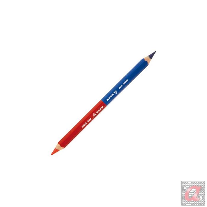 Kit de 3 lápices duo azul-rojo especial para trabajos de marcaje en plásticos / 50245