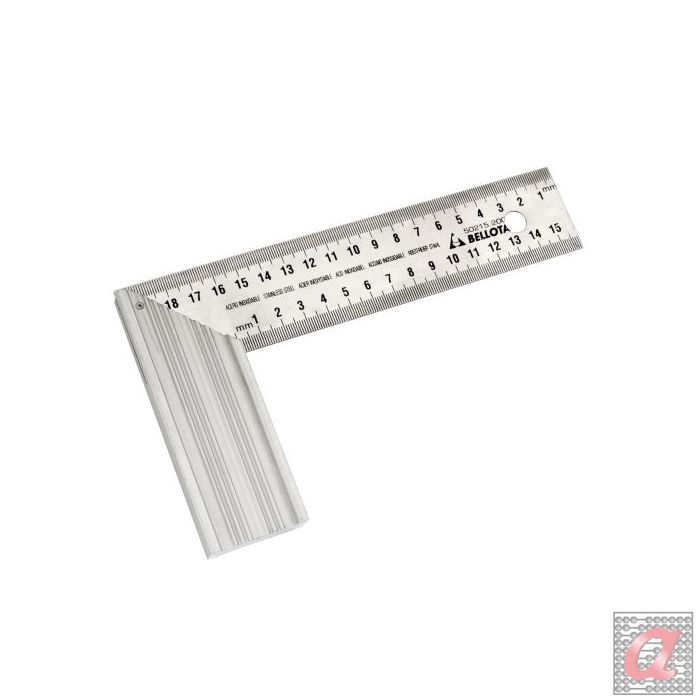 Escuadra de acero inoxidable para trabajos de medición y marcaje / 50215