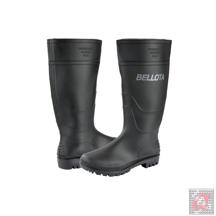 Bota de trabajo de agua PVC OB Negro / 72241B