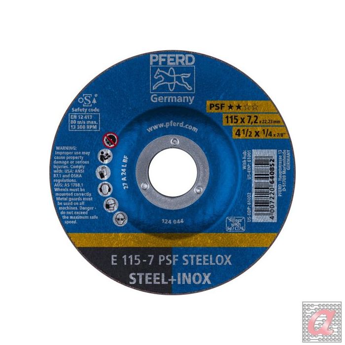 DISCO DESBASTE E 230-7 PSF STEELOX