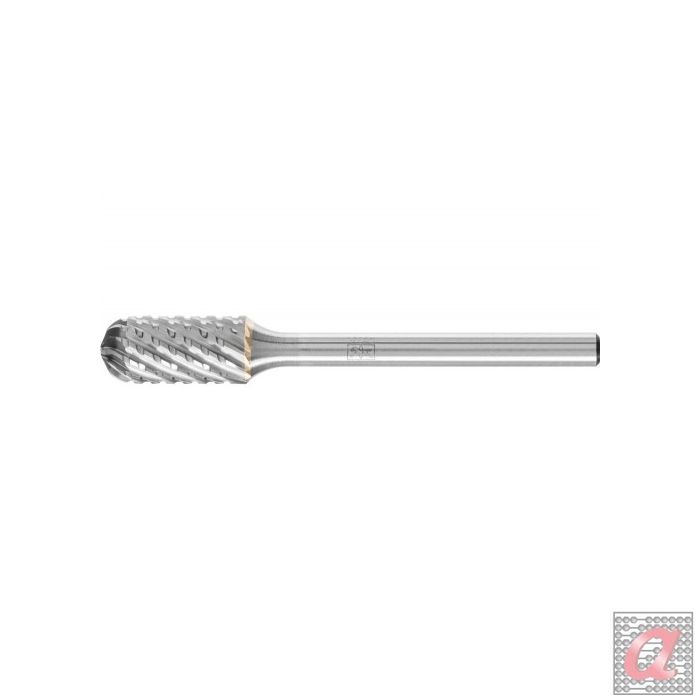 Fresa de metal duro de alto rendimiento forma cilíndrica redonda WRC Ø 06x13 mm, mango Ø 3 mm, TITANIUM para titanio