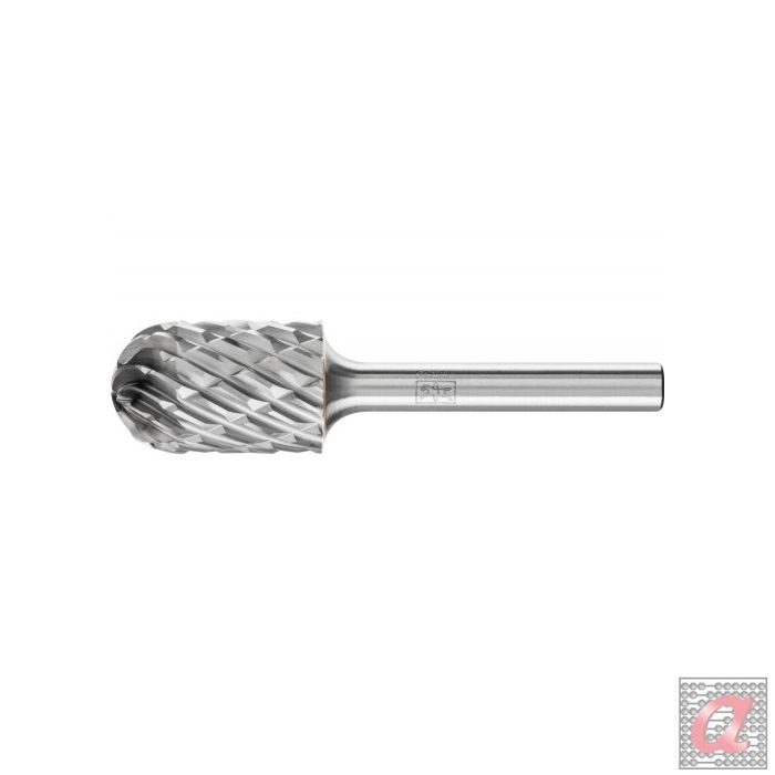 Fresa de metal duro de alto rendimiento STEEL forma cilíndrica redonda WRC Ø 16x25 mm, mango Ø 6 mm, para acero