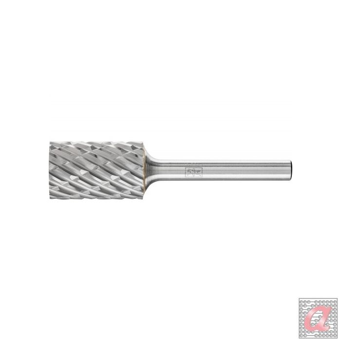 Fresa de metal duro de alto rendimiento STEEL cilíndrica ZYA Ø 16x25 mm, mango Ø 6 mm, para acero