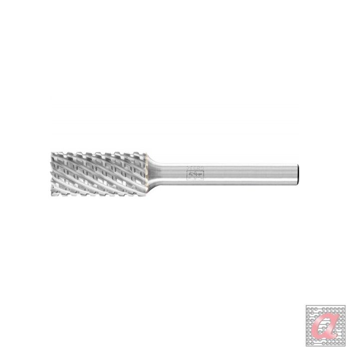 Fresa de metal duro forma cilíndrica ZYAS dentado frontal 12x25 mm, mango Ø 6 mm TITANIUM para titanio