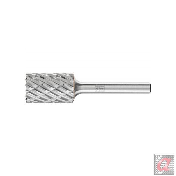 Fresa de metal duro de alto rendimiento STEEL forma cilíndrica ZYAS dentado frontal Ø 16x25 mm, mango Ø 6 mm, acero